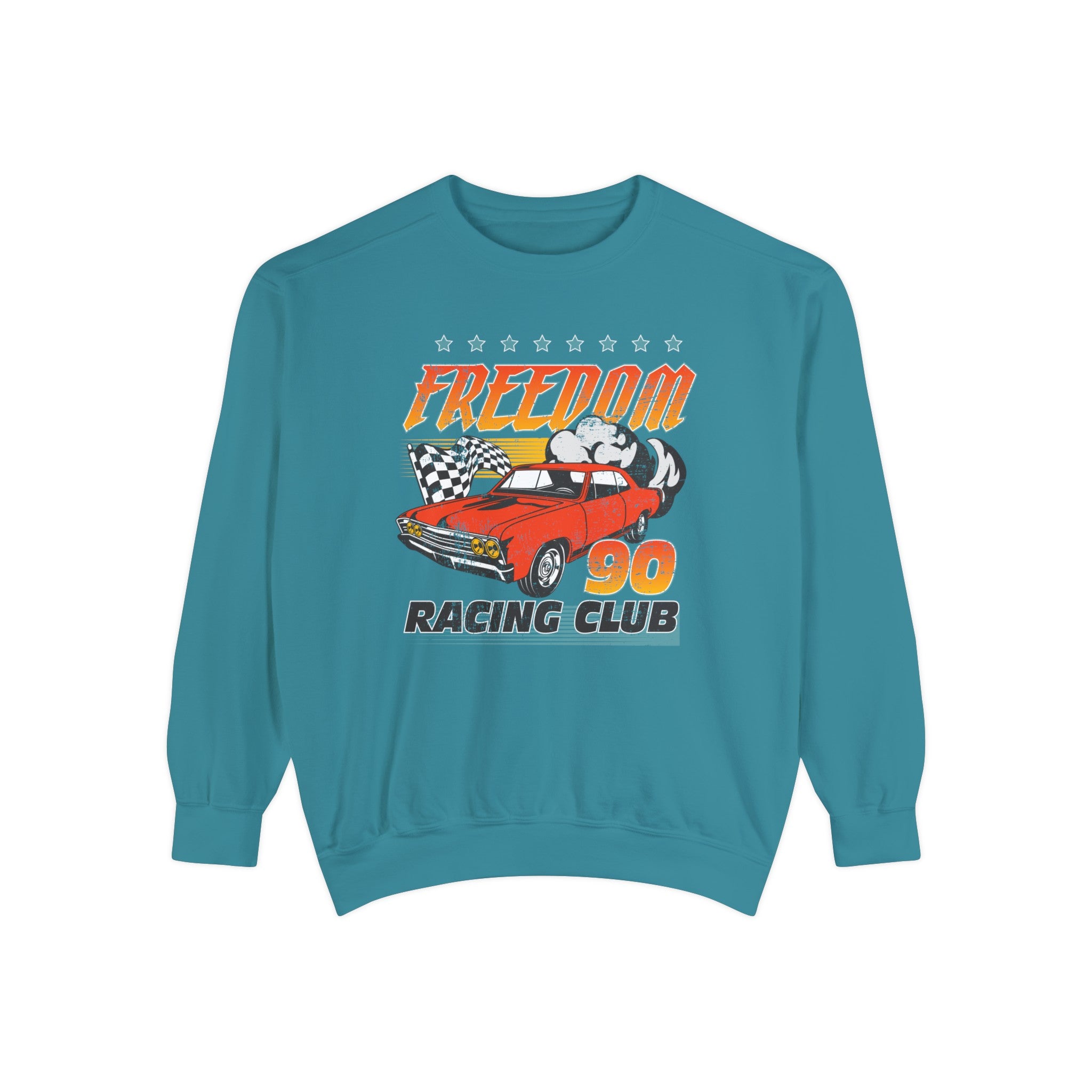Freedom Racing Club Unisex Garment-Dyed Sweatshirt