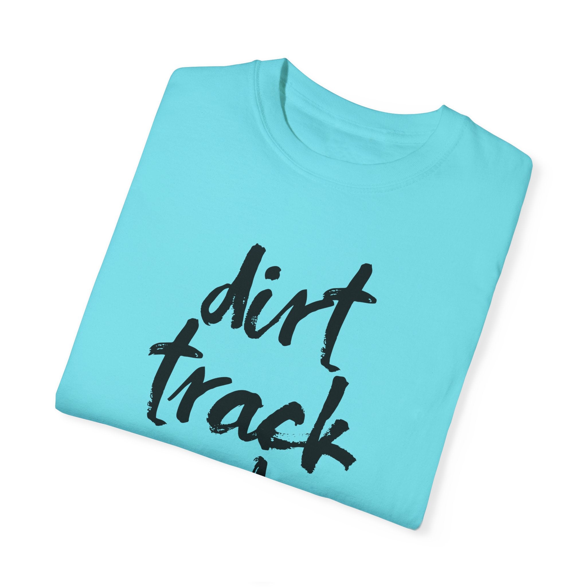 Dirt Track Wife Heavyweight Ladies Raceday Tee