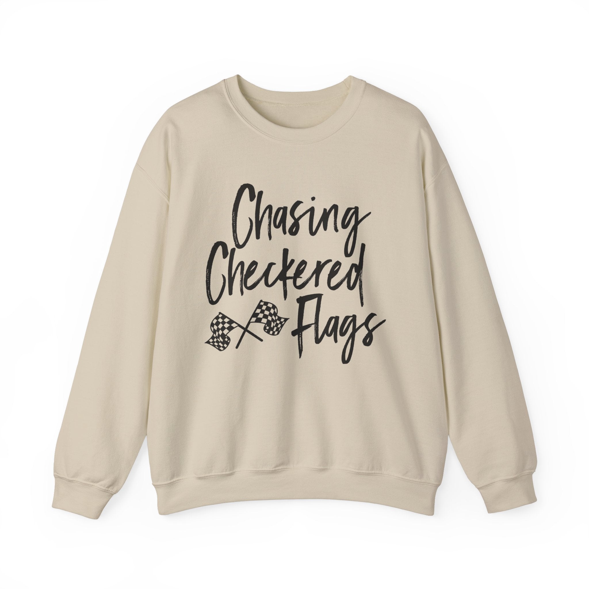 Chasing Checkered Flags Unisex Heavy Blend™ Crewneck Sweatshirt