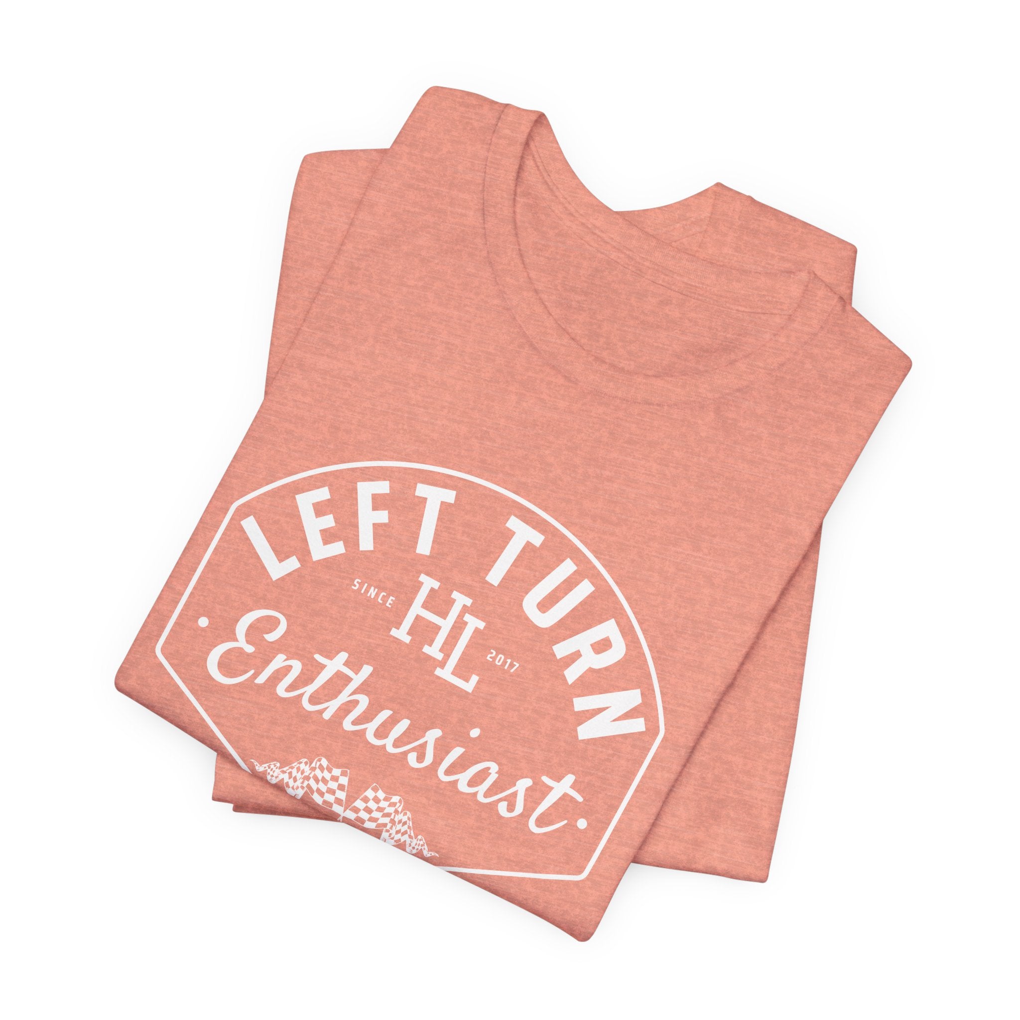 Left Turn Enthusiast Unisex Raceday T-Shirt for Women