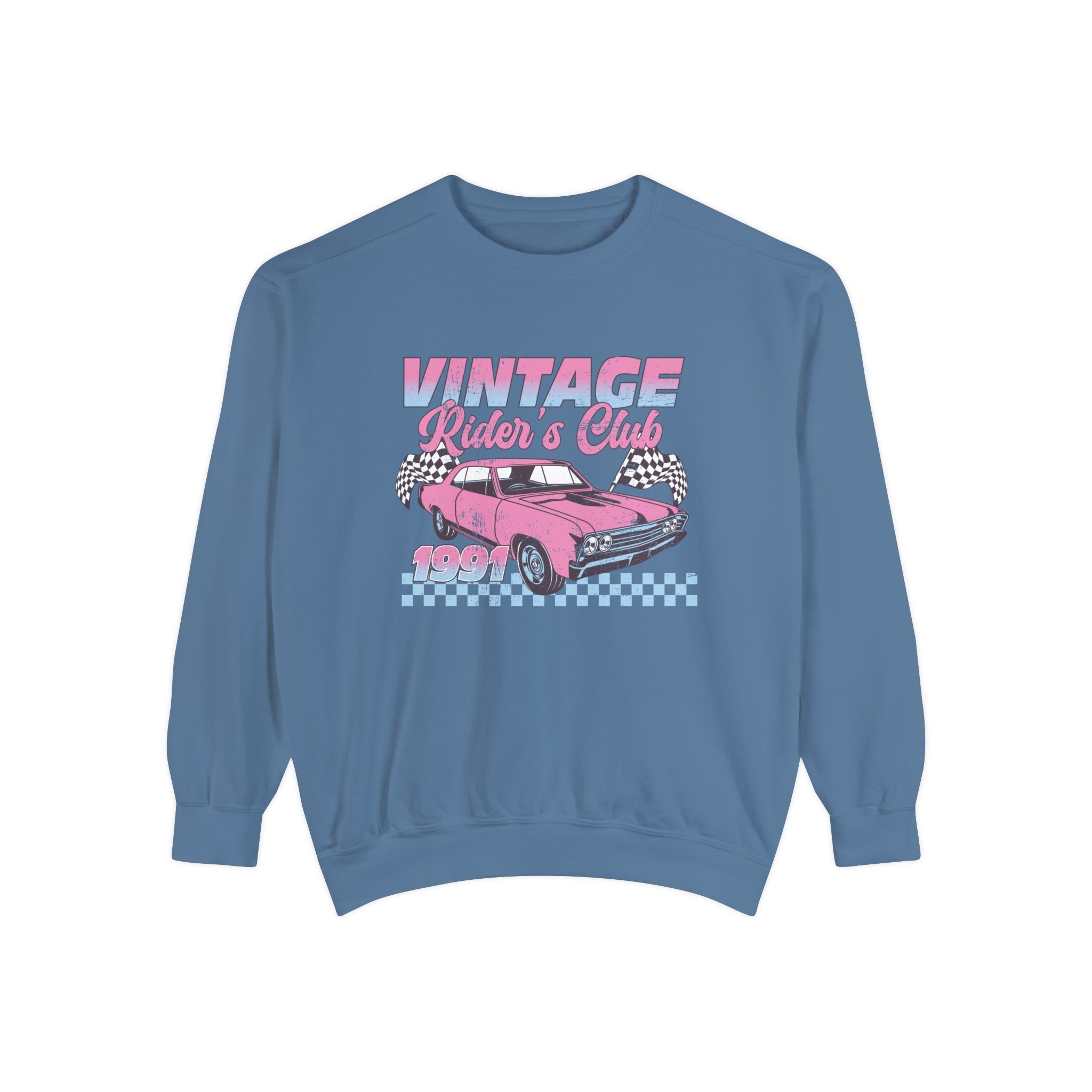 Vintage Riders Club 1991 Unisex Garment-Dyed Sweatshirt