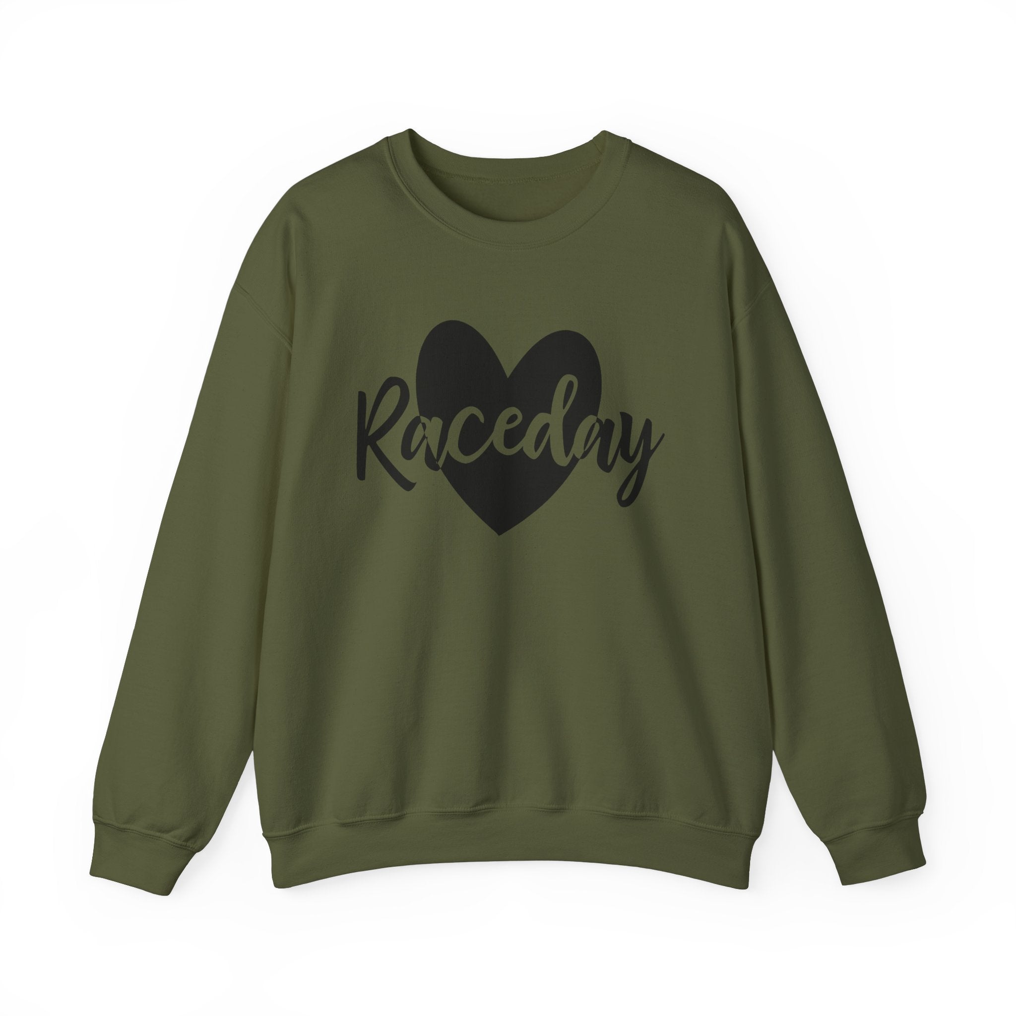 Raceday Heart Unisex Heavy Blend™ Crewneck Sweatshirt