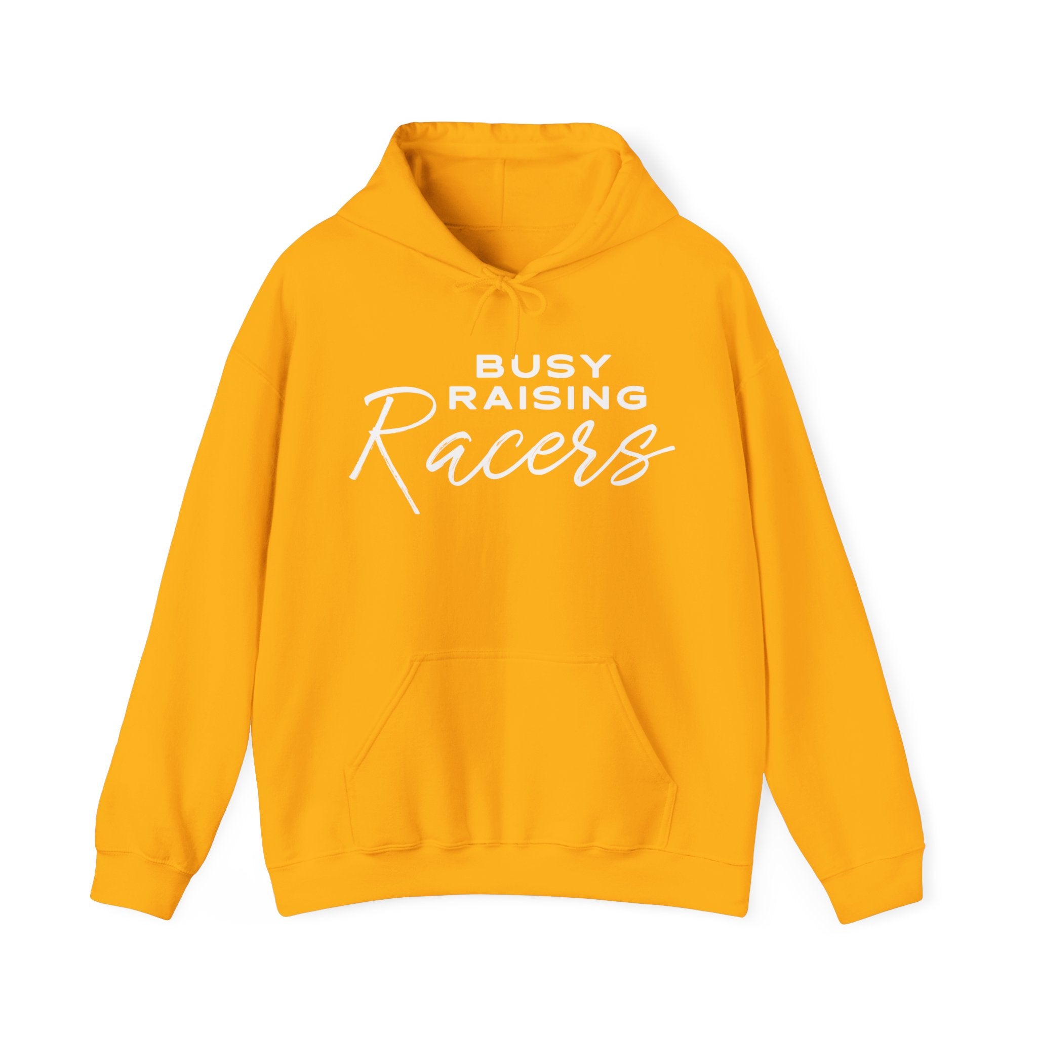 Busy Raising Racers Unisex Hooded Sweatshirt