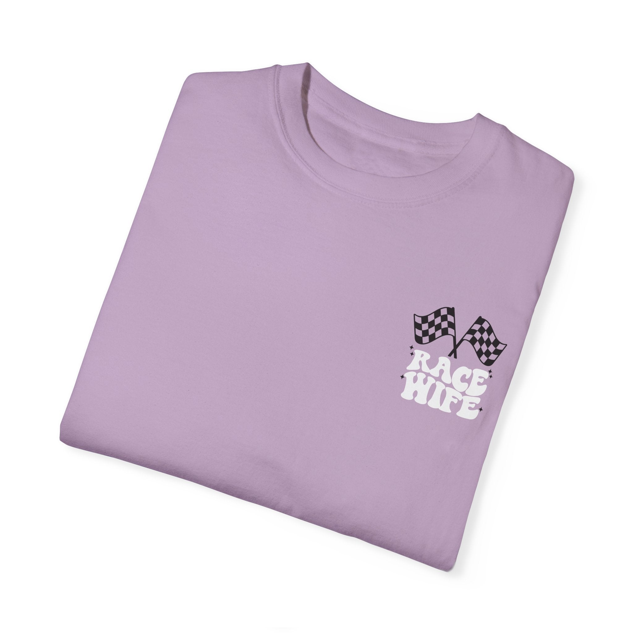 Somebody's Bad Ass Race Wife Unisex Heavyweight Garment-Dyed T-shirt