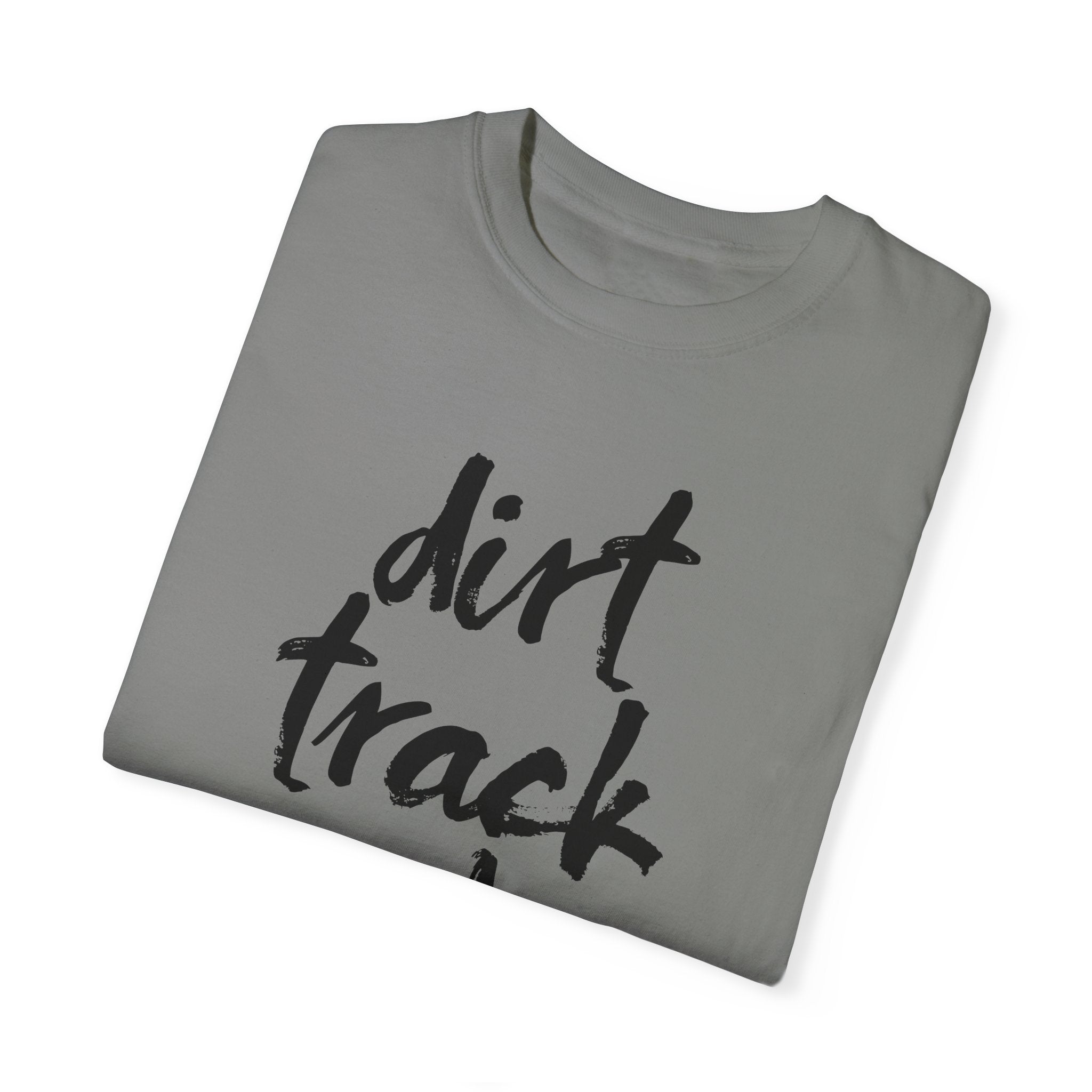 Dirt Track Wife Heavyweight Ladies Raceday Tee