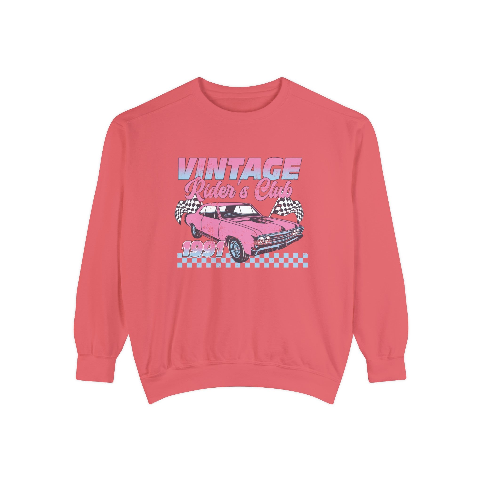 Vintage Riders Club 1991 Unisex Garment-Dyed Sweatshirt