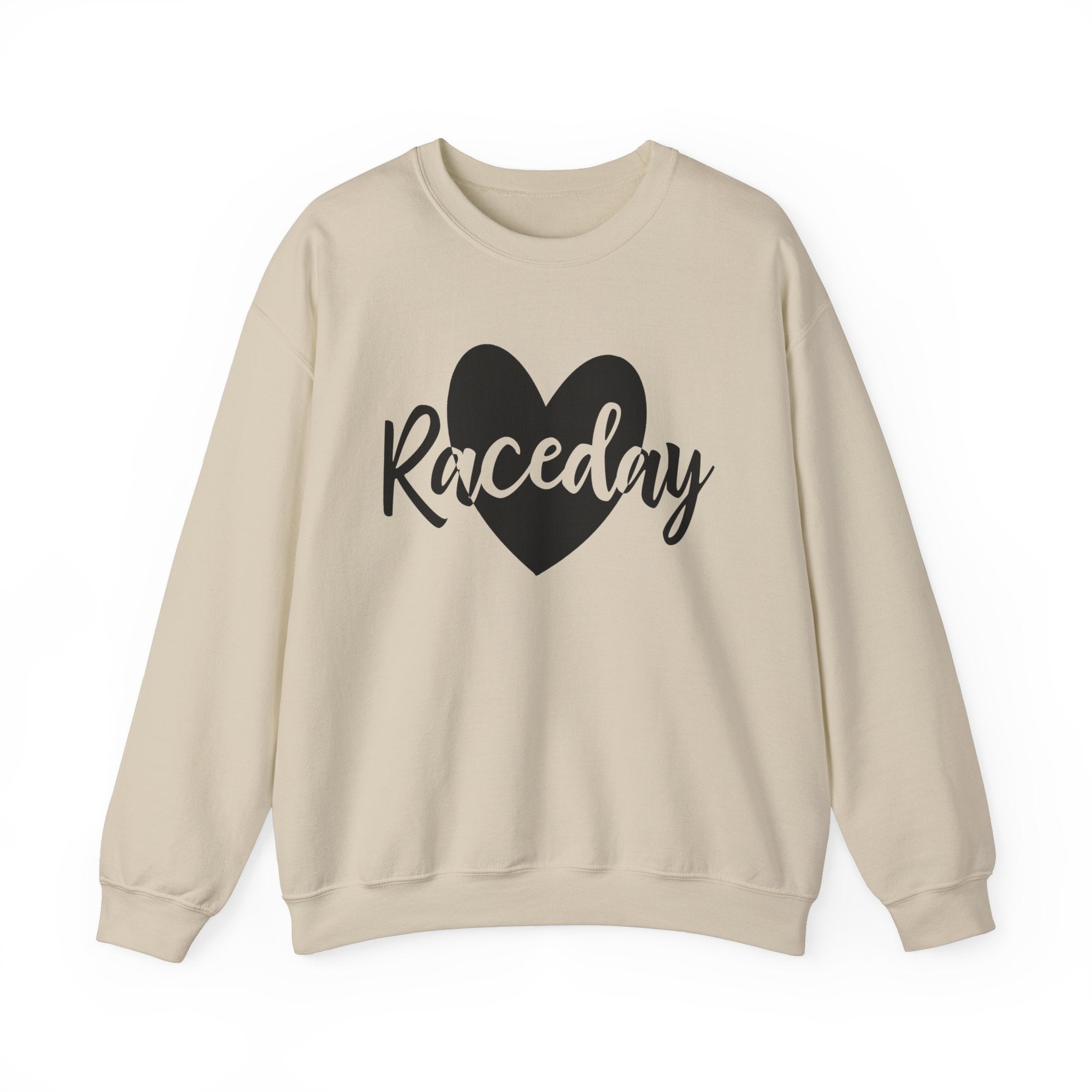 Raceday Heart Unisex Heavy Blend™ Crewneck Sweatshirt