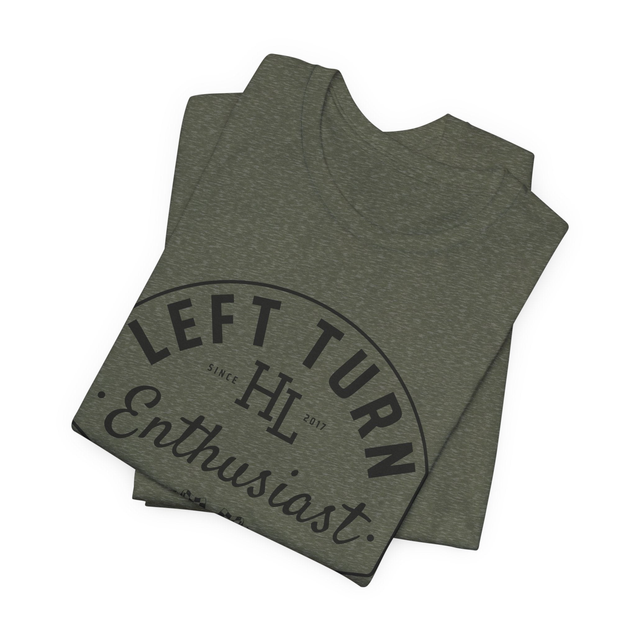 Left Turn Enthusiast Unisex Raceday T-Shirt for Women