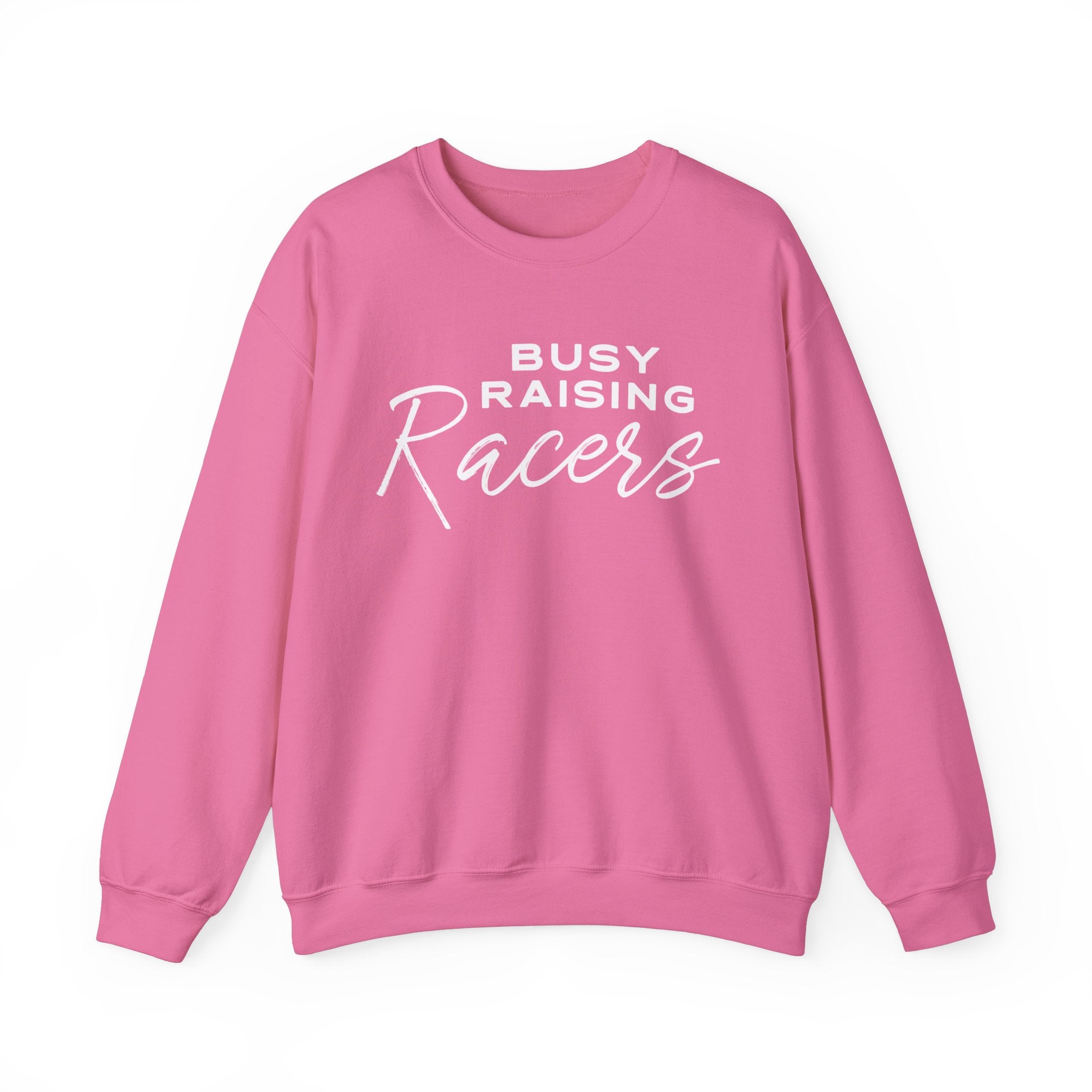 Busy Raising Racers Unisex Heavy Blend™ Crewneck Sweatshirt
