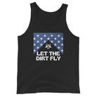 Highline Clothing Unisex Tank Top - Let the dirt fly - black