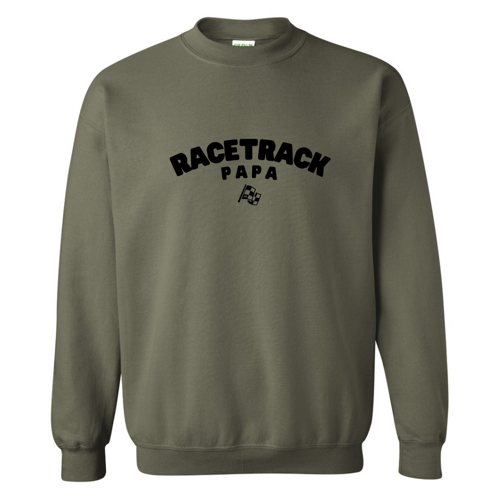 Highline Clothing Racetrack Papa Sweatshirt - Olive