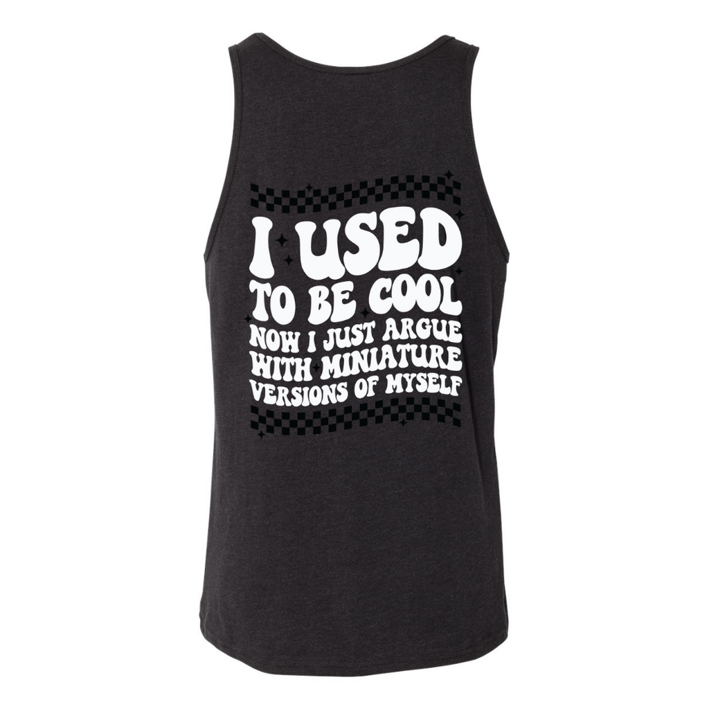 Highline Clothing - I Used to be cool uinsex Tank Top - Black