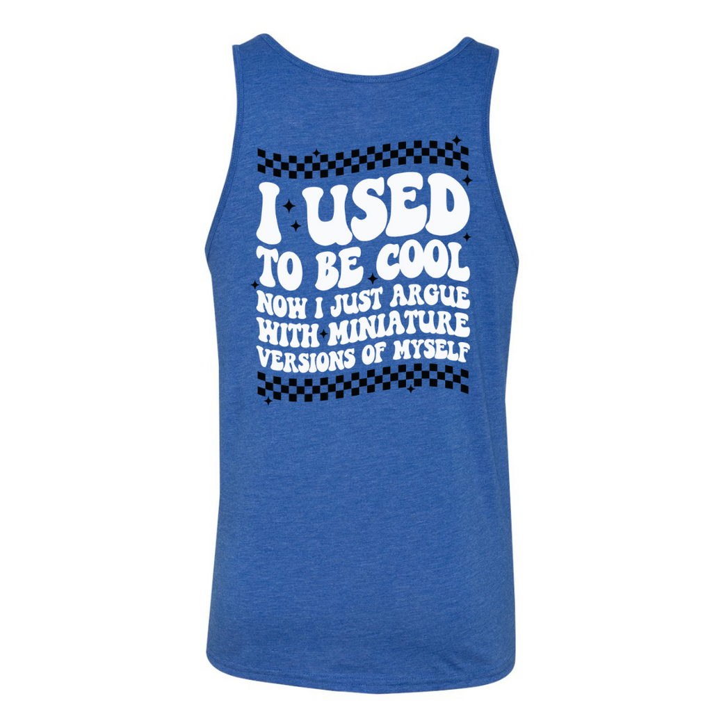 Highline Clothing - I Used to be cool uinsex Tank Top - Blue