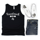 Highline Clothing Racetrack Mom Graphic Tank Top - Black