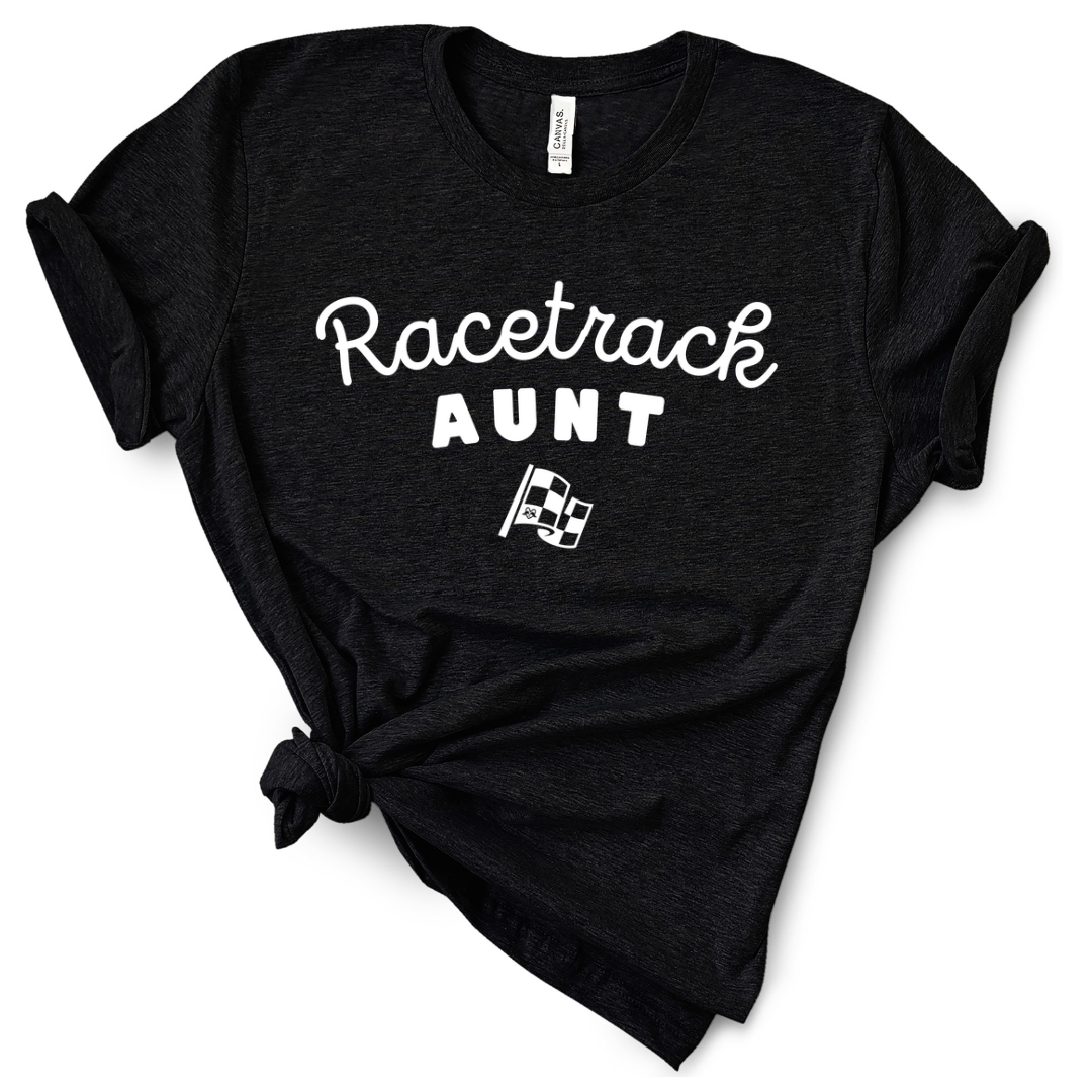 Highline Clothing Racetrack Aunt Graphic Tee - Black