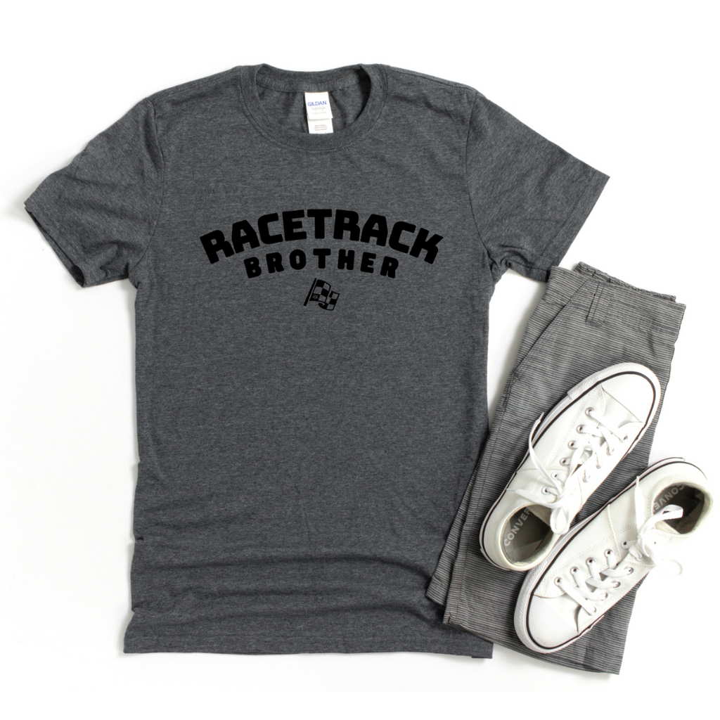 Highline Clothing Racetrack Brother Graphic Tee - Charcoal