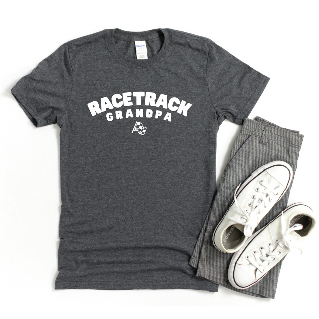 Highline Clothing Racetrack Grandpa Graphic Tee - Charcoal