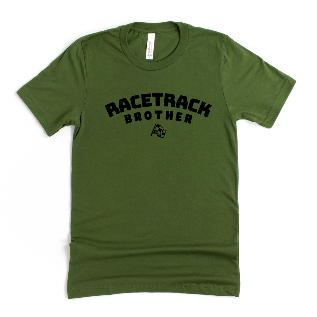 Highline Clothing Racetrack Brother Graphic Tee - Olive