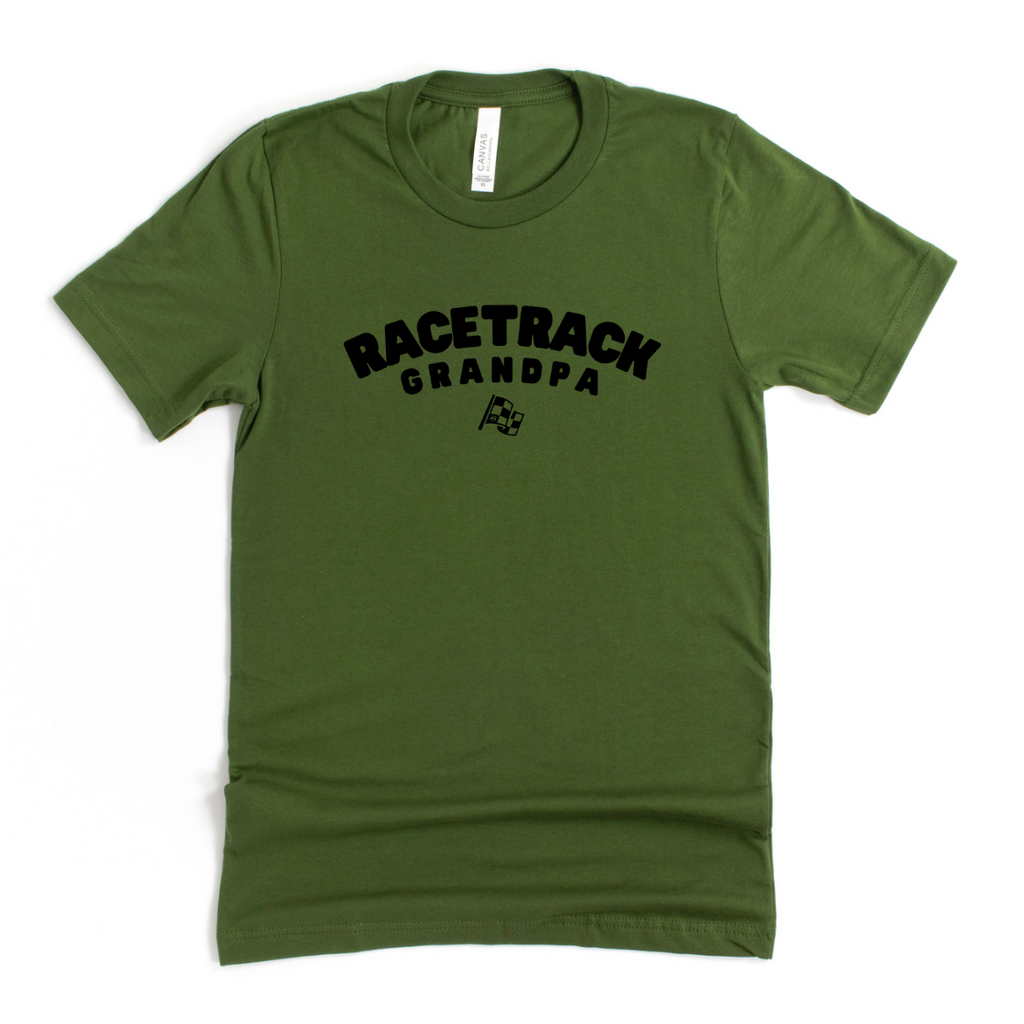 Highline Clothing Racetrack Grandpa Graphic Tee - Olive
