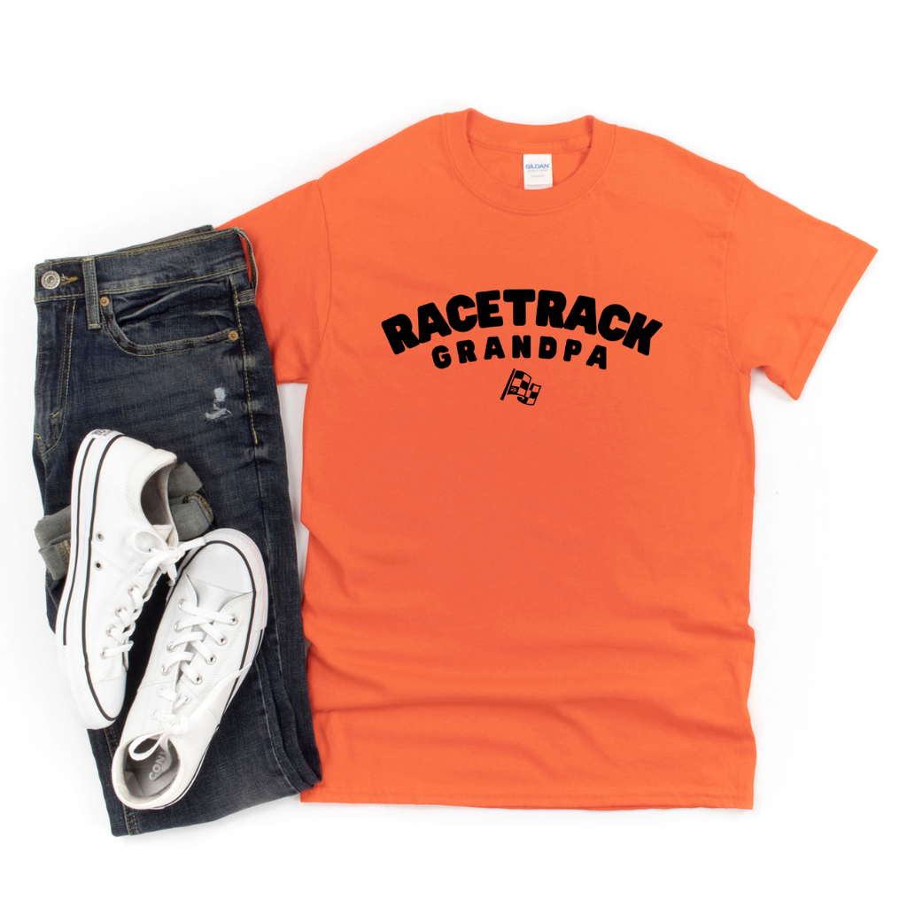 Highline Clothing Racetrack Grandpa Graphic Tee - Orange